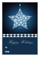 Vertical Rectangle Large Star To From Christmas Hang Tag